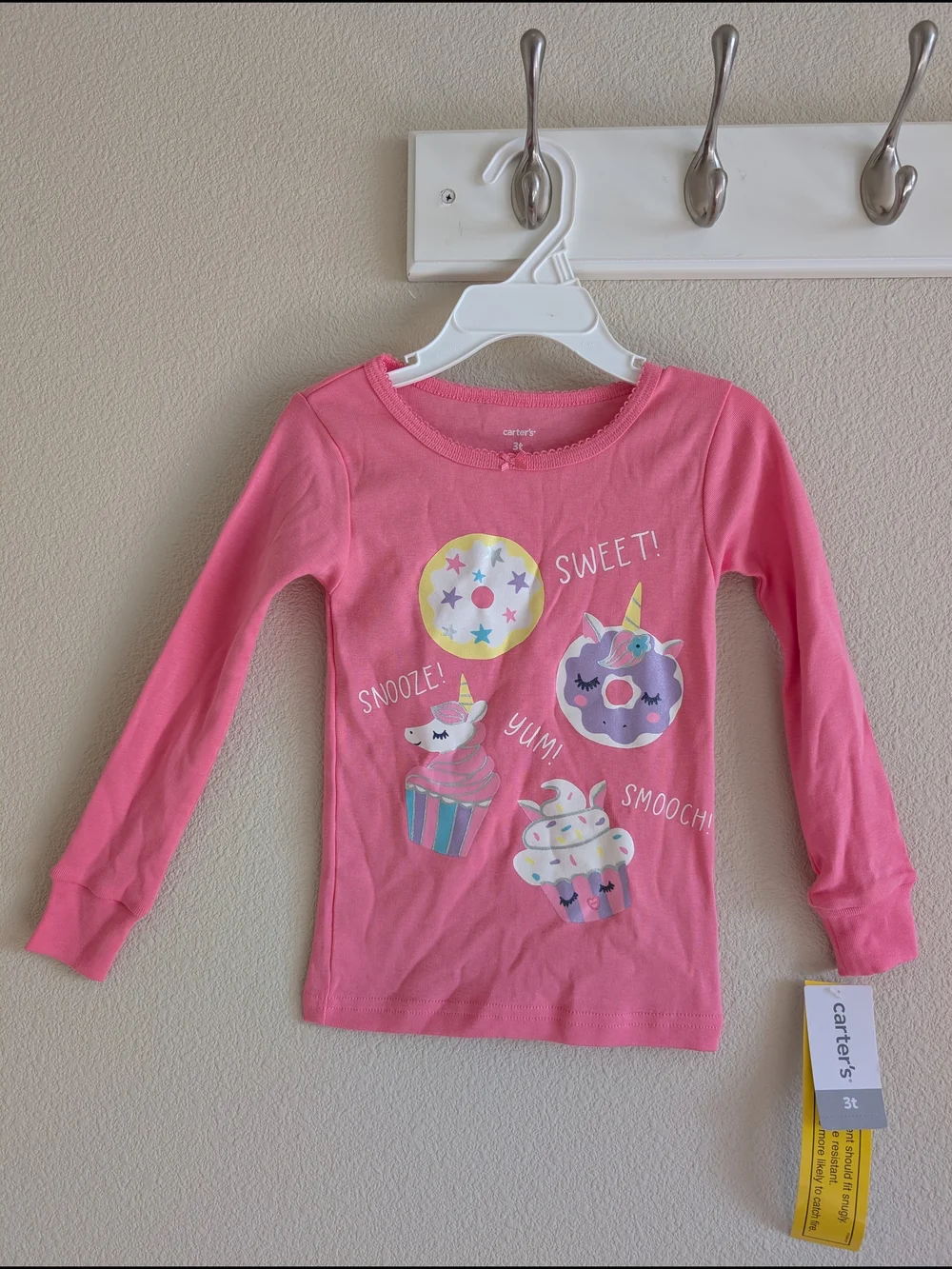 New Carter's girls Pajamas 3T